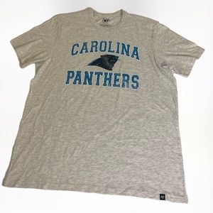 New ‘47 NFL Carolina Panthers Gray T-Shirt  Men's Size XL